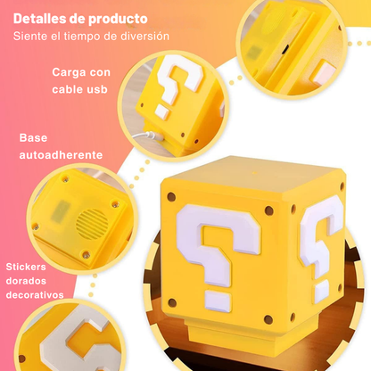 Lampara LED Bloque Retro